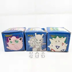 Lot of 3 SEALED 1999 Pokemon 23k Gold Plated Card Pokeball BK Mewtwo Togepi Jig - Image 2