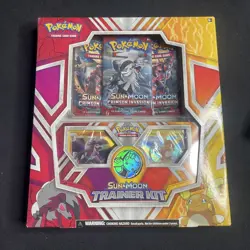 Pokemon Sun & Moon Trainer Kit Promo Box *RARE*+ 3Pks Crimson Invasion - Image 1