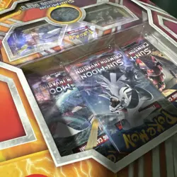 Pokemon Sun & Moon Trainer Kit Promo Box *RARE*+ 3Pks Crimson Invasion - Image 2