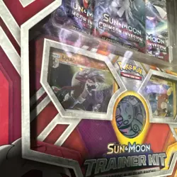 Pokemon Sun & Moon Trainer Kit Promo Box *RARE*+ 3Pks Crimson Invasion - Image 4