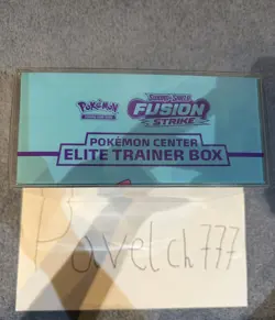 Pokemon TCG Fusion Strike Pokemon Center Elite Trainer Box ETB - New and Sealed - Image 3