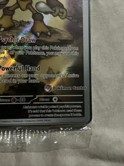 Alakazam 009 Mega Evolution Pokemon Center ETB Promo Card SEALED - Image 2