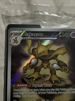 Alakazam 009 Mega Evolution Pokemon Center ETB Promo Card SEALED - Image 4
