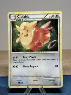 Clefable 1/95 HGSS Call Of Legends Holo Rare Pokemon TCG Card - Image 1