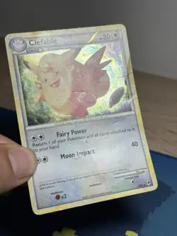 Clefable 1/95 HGSS Call Of Legends Holo Rare Pokemon TCG Card - Image 5