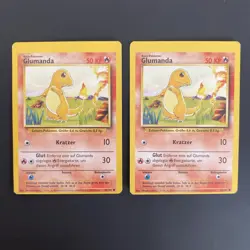 2x Base Set Miscut Error Misprint Pokemon Cards Vintage Same Sheet uncut WOTC - Image 1