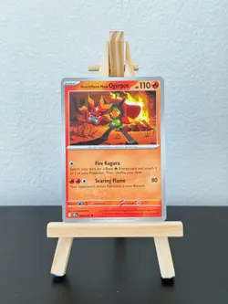 Hearthflame Mask Ogerpon #044/182 Non Holo - Destined Rivals Pokemon Card NM/M - Image 1