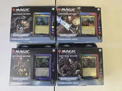 Magic: The Gathering Warhammer 40,000 Commander Decks Sealed Set of 4 - Image 1