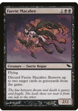 Shadowmoor Faerie Macabre MTG Magic the Gathering NM - Image 1
