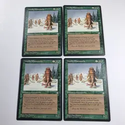 4x Woolly Mammoth - Ice Age - Magic The Gathering Playset LP - Image 1