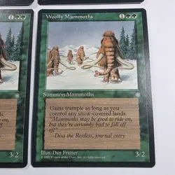 4x Woolly Mammoth - Ice Age - Magic The Gathering Playset LP - Image 3