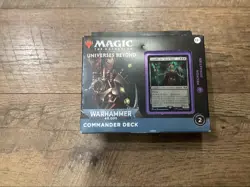 Magic the Gathering MTG Warhammer 40,000 - Necron Dynasties Commander Deck - Image 1