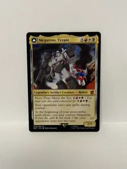 Megatron, Tyrant 012 Universes Beyond: Transformers BOT MTG Magic NM - Image 1