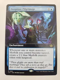 1 x Deeproot Pilgrimage - Extended Art - The Lost Caverns of Ixalan - NM Rare - Image 1