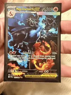 Mega Charizard X EX SIR 125/094 Phantasmal Flames NM Pack Fresh English Pokemon - Image 1