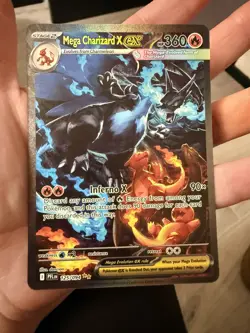 Mega Charizard X EX SIR 125/094 Phantasmal Flames NM Pack Fresh English Pokemon - Image 2