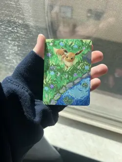 Eevee Altered Pokemon Pokemon Card TCG Hand Painted Print Custom Art - Image 3