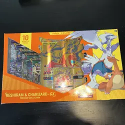 Pokemon Reshiram & Charizard GX Tag Team Premium Collection Box - Factory Sealed - Image 1