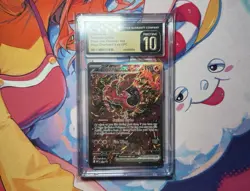 Oricorio ex CGC Pristine 10 Black Star Promo 024 Mega Charizard X UPC Pokemon - Image 1