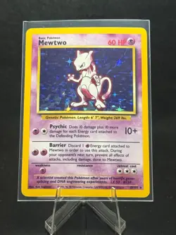 1999 Mewtwo 10/102 - Holo Rare - Base Set Unlimited - Pokemon TCG WOTC NM/LP! - Image 1