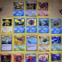 Pokemon TCG WOTC Team Rocket Fossil Base Set2 etc Vintage Bundle - No Dups x18 - Image 2