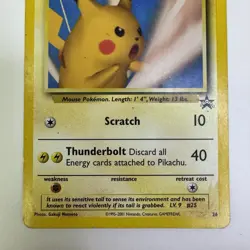 Pikachu Pokemon SNAP Promo #26 2001 MP Nintendo WOTC - Image 3