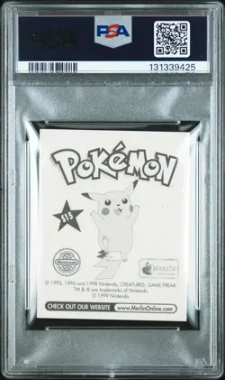 PSA 9 MINT 1999 MERLIN POKEMON #S15 GENGAR-PRISM - Image 2