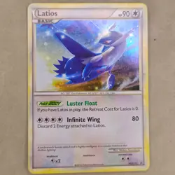 Pokemon 2010 HGSS Promos Latios Cosmos Holo Black Star #HGSS11 LP Lightly Played - Image 1