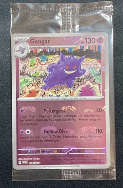 Gengar Master Ball Mirror Holo Monthly Promo Indonesia 2024 Pokemon #118/SV-P - Image 1