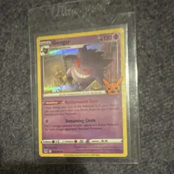 Gengar 066/196 Holo Halloween Trick or Trade Pokemon Card - Image 1