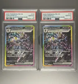 Pokemon TCG Ceruledge EX 147/131 PSA 10 x2 SEQUENTIAL CERT NUMBER - Image 1