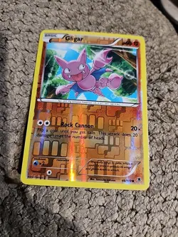 Pokemon TCG Gligar Reverse Holo 46/119 PHF Phantom Forces LP Read Below! - Image 1