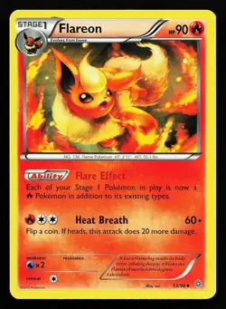 Flareon 13/98 Uncommon XY Ancient Origins Pokemon Card - Image 1