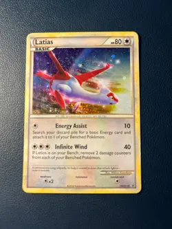 Pokemon TCG - Latias HGSS10 Cosmos Holo Pokemon Black Star Promo - LP - Image 1