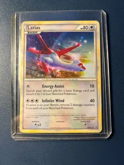 Pokemon TCG - Latias HGSS10 Cosmos Holo Pokemon Black Star Promo - LP - Image 4