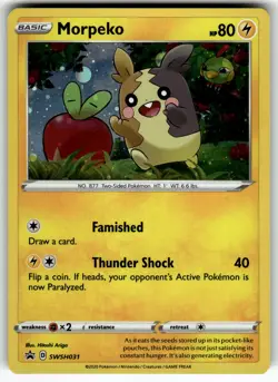 Morpeko - SWSH031 SWSH: Sword & Shield Promo Cards NM Pokemon Card TCG - Image 1
