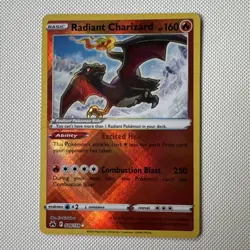 Radiant Charizard - Radiant Rare Card Pokemon Crown Zenith 020/159 - Image 2