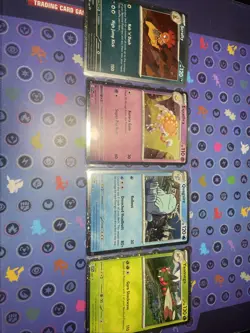Pokemon TCG 4x SVP Promos Lot Cosmo Holo NM. 010,156,187,188. Near Mint - Image 1