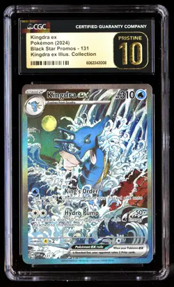 CGC 10 PRISTINE Kingdra EX 131 Pokemon Black Star Promos 2024 English - Image 1