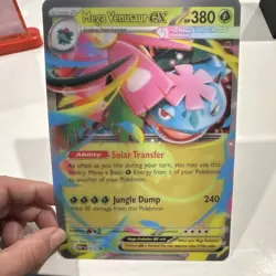 Pokemon Mega Venusaur Ex 013 Jumbo Card Promo - Image 1