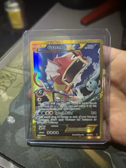 Pokemon TCG Gyarados EX 123/122 XY Breakpoint Gold Secret Rare - Image 1