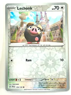 Lechonk 139/159 Reverse Holo Journey Together Pokemon - Pack Fresh Near Mint NM - Image 1