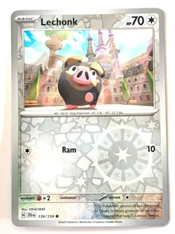 Lechonk 139/159 Reverse Holo Journey Together Pokemon - Pack Fresh Near Mint NM - Image 3