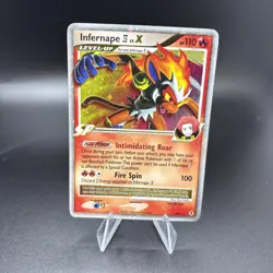 Pokemon TCG Infernape Lv.X Rising Rivals 108/111 Ultra Rare MP. - Image 1
