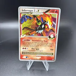 Pokemon TCG Infernape Lv.X Rising Rivals 108/111 Ultra Rare MP. - Image 2