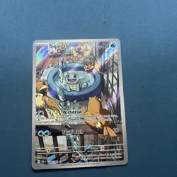 Pokemon TCG Squirtle #148 Stellar Crown Full Art Illustration Rare Mint - Image 1