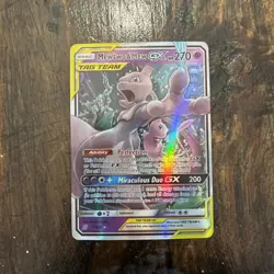 Mewtwo & Mew GX 71/236 Tag Team Ultra Rare Unified Minds Pokemon TCG - Image 1