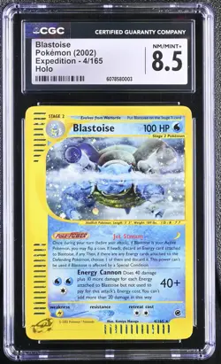 Blastoise 2002 Pokemon Expedition CGC 8.5 #4 - Image 1
