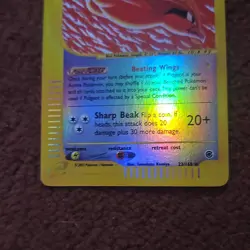 Pokemon Pidgeot Expedition Base Set 23/165 Holo Rare 80HP 2002 Nintendo - Image 3