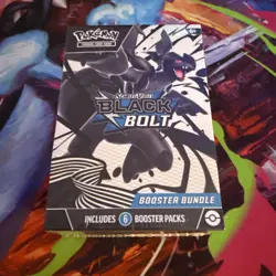 Pokemon TCG Scarlet & Violet - BLACK BOLT booster bundle FACTORY SEALED 6 packs - Image 1